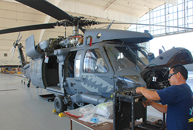Fleet Readiness Center Southwest HH-60G Pave Hawk helicopter